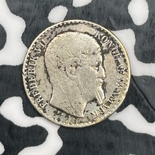1859 Danish West Indies 3 Cents Lot#N1085 Silver Old Cleaning picture