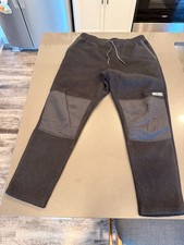 Eddie Bauer EBTEK Fleece Pants Men’s Large Black Outdoor Hiking Vintage Style picture