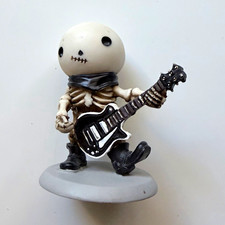 Summit Collection Lucky Handcrafted Resin Skeleton Guitarist Figurine 2020 picture