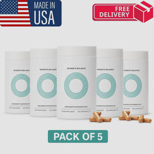 New 5 Pack - Women's Balance Growth Hair Ages 45 and up 120 Capsules picture