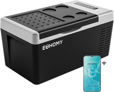 EUHOMY 19QT 12 Volt Refrigerator, -4℉~68℉ Electric Cooler for Car No Ice Needed picture