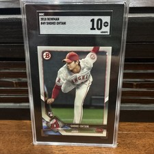 2018 Bowman #49 Shohei Ohtani Rc SGC 10 Gem Mint picture