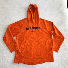 Nike Dri-FIT Syracuse Orange Hoodie Mens XXL 2XL Textured Pullover Center Swoosh picture