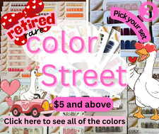 🍓🍰💌🧸Rare Retired Color Street Nail Polish Strips  🏹💌💗 picture