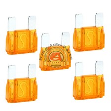 5 Pack of 40 Amp 40A Large Blade Style Audio Maxi Fuse for Car RV Boat Auto picture
