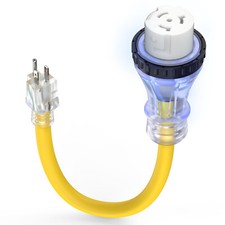 15 Amp to 50 Amp RV Adapter Cord/Electrical Power Converter 5-15P/SS2-50R picture