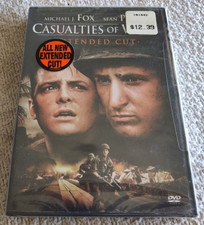 Casualties of War (DVD, 2006, Extended Cut) Brand New Sealed Michael J. Fox Penn picture