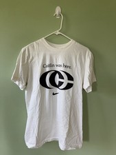 Nike Caitlin Clark “Caitlin Was Here” CC Logo T-Shirt White Medium picture