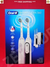 **BRAND NEW** Oral-B Smart Clean 360 Rechargeable Toothbrush 2-Pack  - SEALED picture