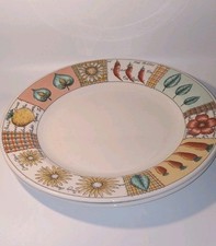 2 Pier 1 Vegetable Patch Angleterre Dinner Plates 10.25