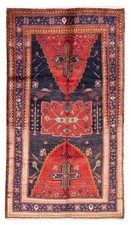 Vintage Traditional Hand-Knotted Area Rug 5'1
