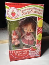 1983 Vintage Strawberry Shortcake with Custard Cat Party Pleaser in Box picture