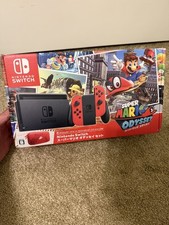 Japanese Nintendo Switch Super Mario Odyssey Edition Console Complete in Box CIB picture