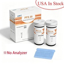 URIT Blood Lipid Test Strips 20 Count Cholesterol Triglycerides USA In Stock picture