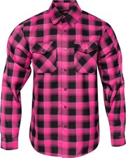 DIXXON Viper 2.0 13 Years Flannel Men's Pink Black Gray Plaid Shirt picture