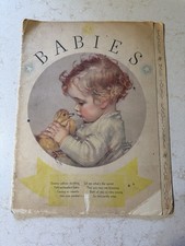 Vintage 1933 Babies Verses Book Pictures by Maud Tousey Fangel Book Alice Higgin picture