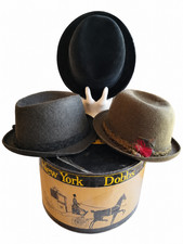 Vintage Dobbs Fifth Avenue  Alpin Tyrolean Hats Lot 3 Size 7 5/8 Roos Atkins Box picture