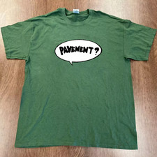 90s Pavement Band Logo Classic Green All Size Unisex T-Shirt picture