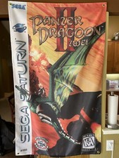 Panzer Dragoon II Zwei 5ft Flag Sega Saturn 1996 Banner Poster picture