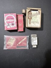 Chesterfield, Lucky Strike, & Lark Mixed Accessories Lot Including Matchbooks picture