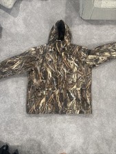 Cabela’s Mossy Oak Blades Camo Hooded Shell Hunting Jacket Mens  Size XXL picture