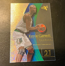 SkyBox 1998 E-X 2000 Kevin Garnett #21 Minnesota Timberwolves Insert picture