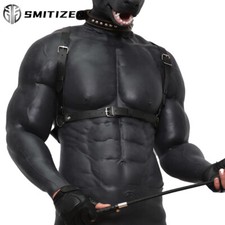 Smitizen Black Upper Silicone Muscle Suit with Muscle Strong Arms for Halloween picture