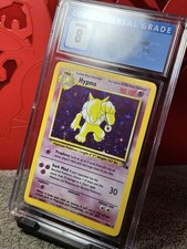 Graded CGC 8 Fossil Hypno Holo Rare Pokemon Card 8/62 NM/Mint picture