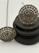FABULOUS PAIR OF ANTIQUE  HAT PINS  (430) picture