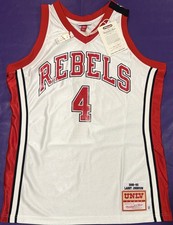 Authentic Larry Johnson#4 UNLV Rebels Mitchell & Ness 1989-1990 Jersey 44/L NWT picture