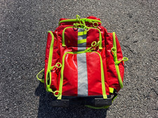 StatPacks G3 Perfusion EMS Pack Medic Emergency Backpack Bag - RED - Good Cond picture