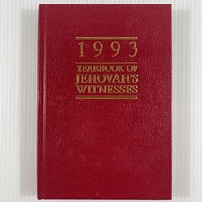 Vintage Jehovah's Witnesses Yearbook 1993 Watchtower Bible And Tract Society picture