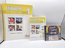 The Etiquette Factory For Beginners Level 1 Lot Teachers Manual 2-DVD Set CD picture