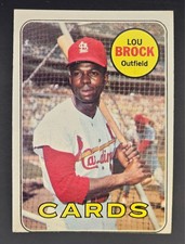 1969 Topps - Lou Brock #85 EX picture