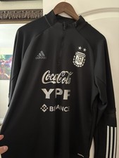 adidas Argentina AFA Black Quarter Zip Soccer Training Jacket picture