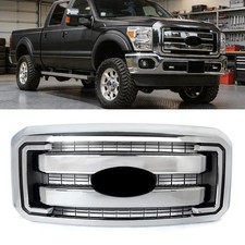 Fit For 2011-2016 Ford F250 F350 F450 F550 Super Duty Grille  Assembly Chrome picture
