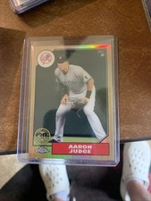 2017 Topps Chrome - 1987 Design Aaron Judge #87T-8 (RC) SILVER picture