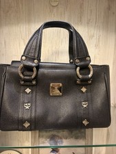 MCM black pebbled leather Boston bag  picture