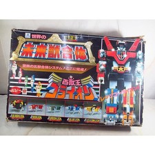 Vintage Popy Chogokin GB-36 Voltron Lion Bot King Golion Diecast Robot Boxed picture