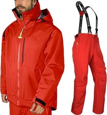 NAVIS Waterproof Jacket Bib Pants Combo Workwear Rain Suit Durable Breathable picture
