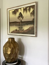 Florida Highwaymen ~ ORIGINAL~ James Gibson Oil Painting 31 X 25 picture