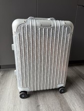 Dior X Rimowa Silver 21” Aluminum Oblique Carry On picture
