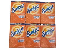 Sunkist Orange Singles To Go Drink Mix Zero Sugar 6 Boxes (36 Packets) NEW picture