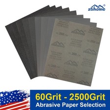50-100Pc Sandpaper 60-2500 Grit Wet Dry Waterproof Sheets for Auto Metal Polish picture