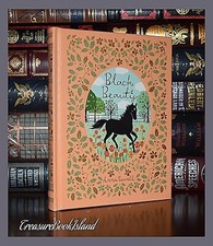 Black Beauty by Anna Sewell Illustrated New Sealed Leather Collectible Hardcover picture