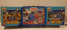 3 Ravensburger Thomas and friends puzzles tin and boxes complete picture