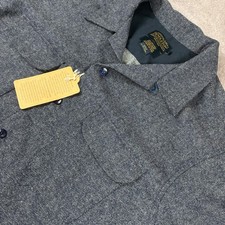 Pendleton Virgin Wool Board Shirt Mens Large Blue Woolen Mills AA645-31747-R NWT picture