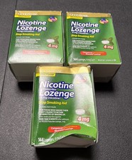 3-GoodSense Nicotine Polacrilex Lozenges 4mg Mint Flavor Stp Smokng 144 Exp10/26 picture
