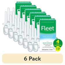 Fleet Liquid Glycerin Suppositories Adult Constipation Relief 7.5mL 4ct 6pk picture