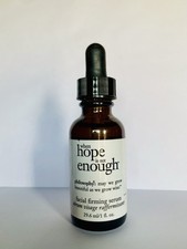 NEW PHILOSOPHY WHEN HOPE IS NOT ENOUGH FACIAL FIRMING SERUM 1 OZ *BOTTLE BLEMISH picture
